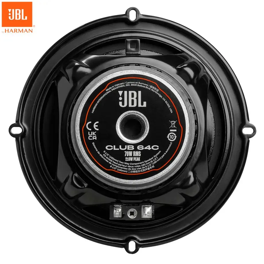 JBL SPKCB64C 6.5" Club Series Two-Way Component Speaker System (210W)