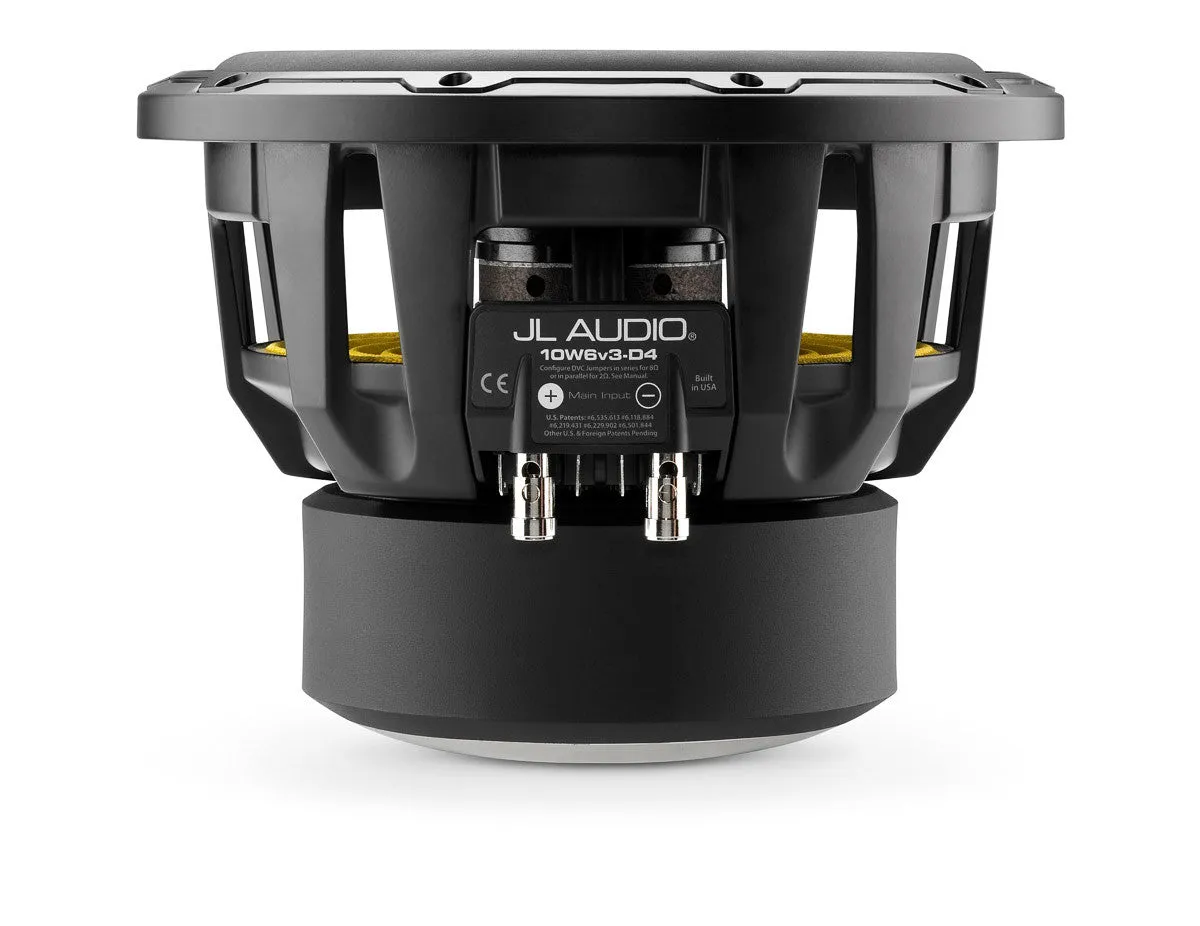JL Audio 10W6v3-D4 10" Subwoofer Driver