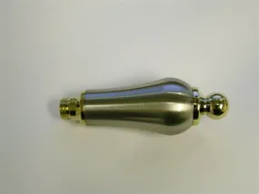 KBHT1609AL Handle Insert, Brushed Nickel/Polished Brass