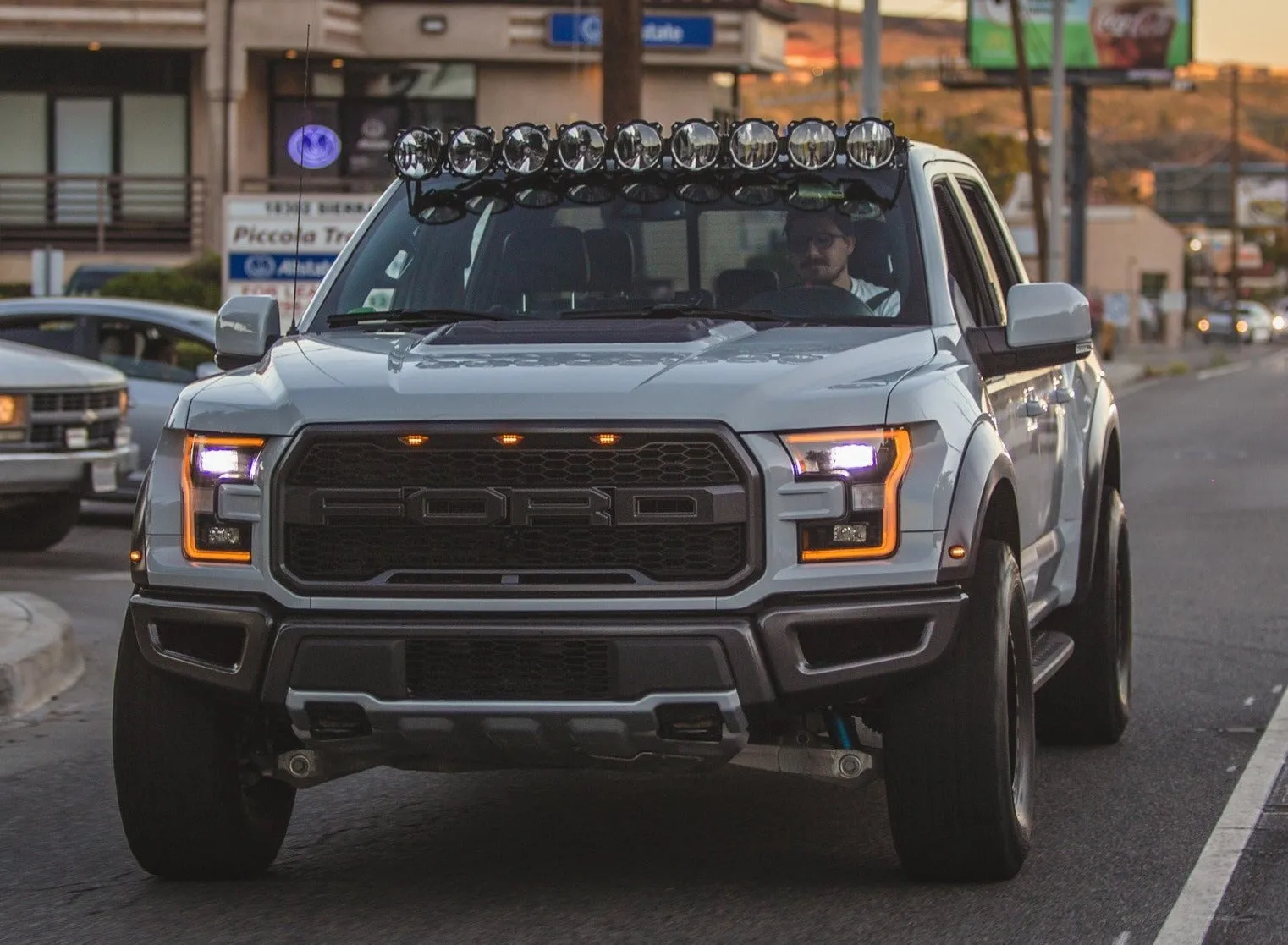 KC Hilites Gravity® LED Pro6 9-Light 57"LED Light Bar - F150/Raptor
