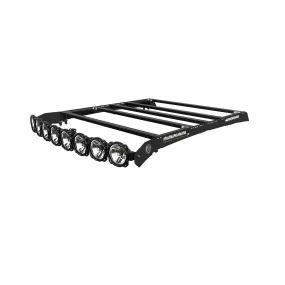 KC Hilites M-Rack 50" Gravity® LED Pro6 Roof Rack System - Side Blackout Plates - 2019  Ranger (SuperCrew)