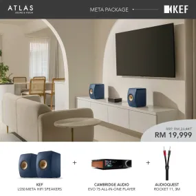 KEF LS50 META BOOKSHELF PACKAGE