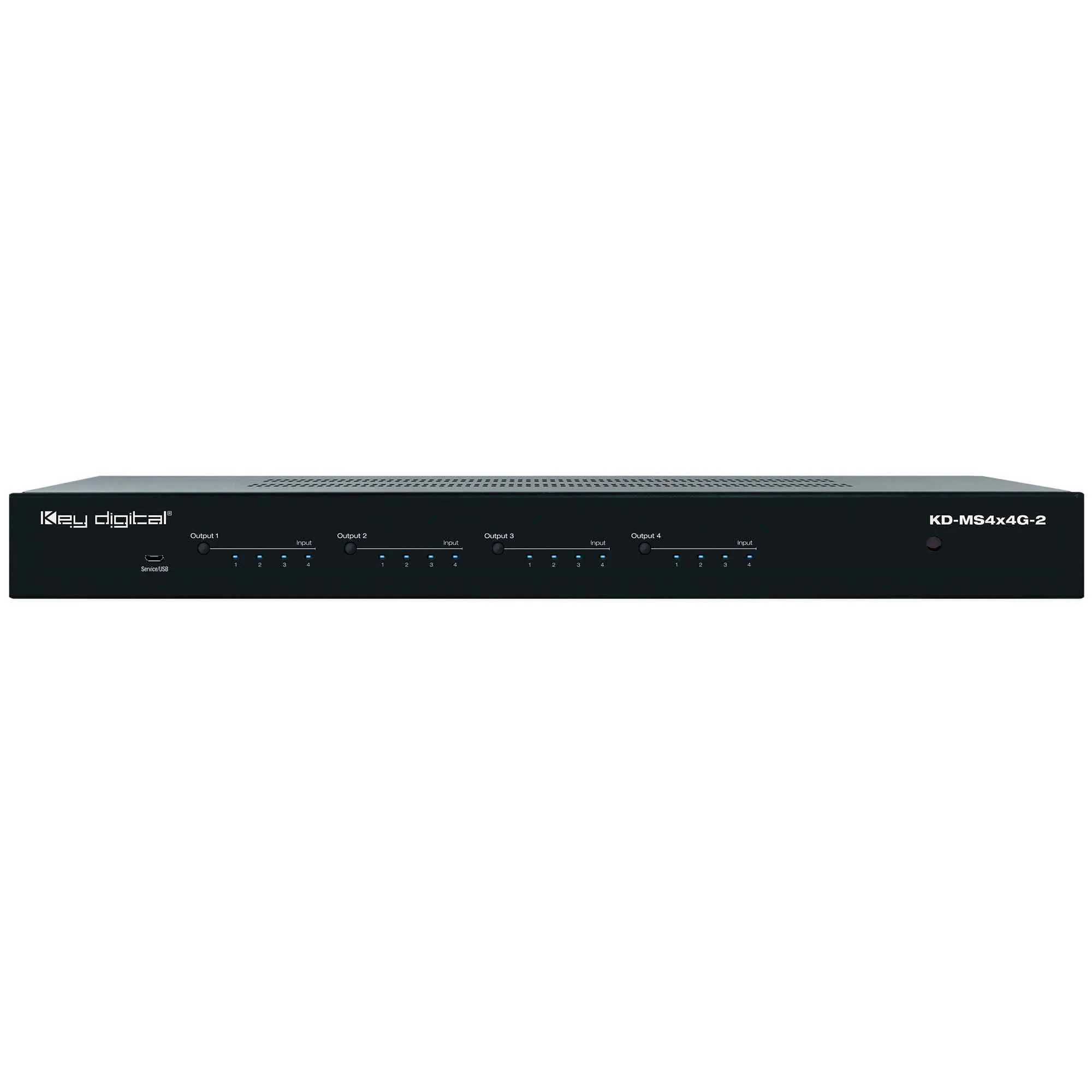 Key Digital KD-MS4x4G-2 Matrix Switcher With Independent Audio Routing