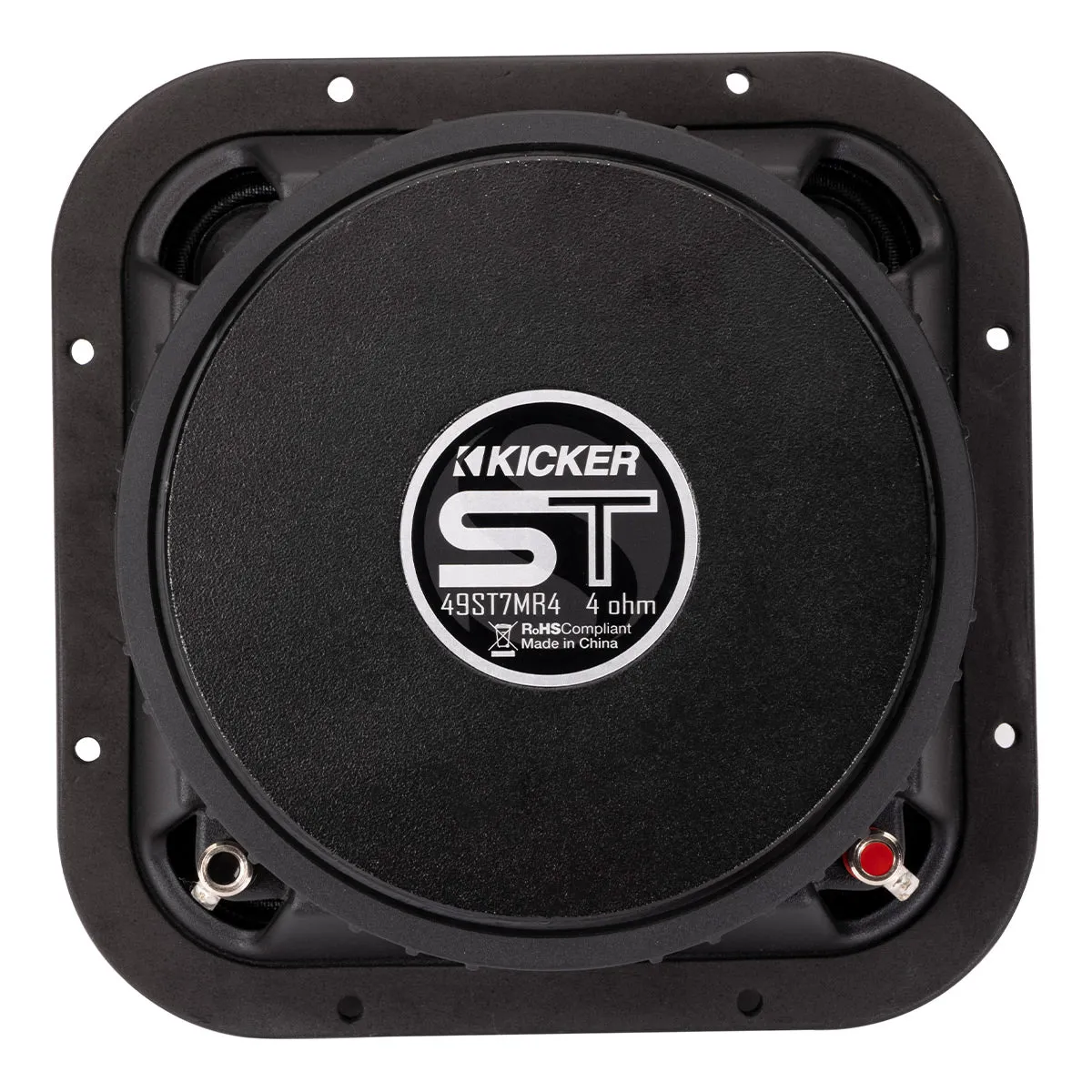Kicker 49ST7MR8 7" Street Series Square Midrange 8 Ohm Speakers - Pair