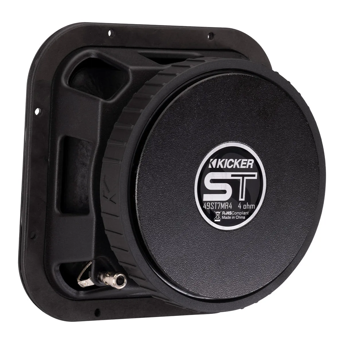 Kicker 49ST7MR8 7" Street Series Square Midrange 8 Ohm Speakers - Pair