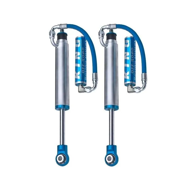 King Shocks - Rear 2.5 Dia. Remote Reservoir Shock, 0-1.5″ Lift, EXT Non-Adjustable - Toyota Tacoma (2005-2023)