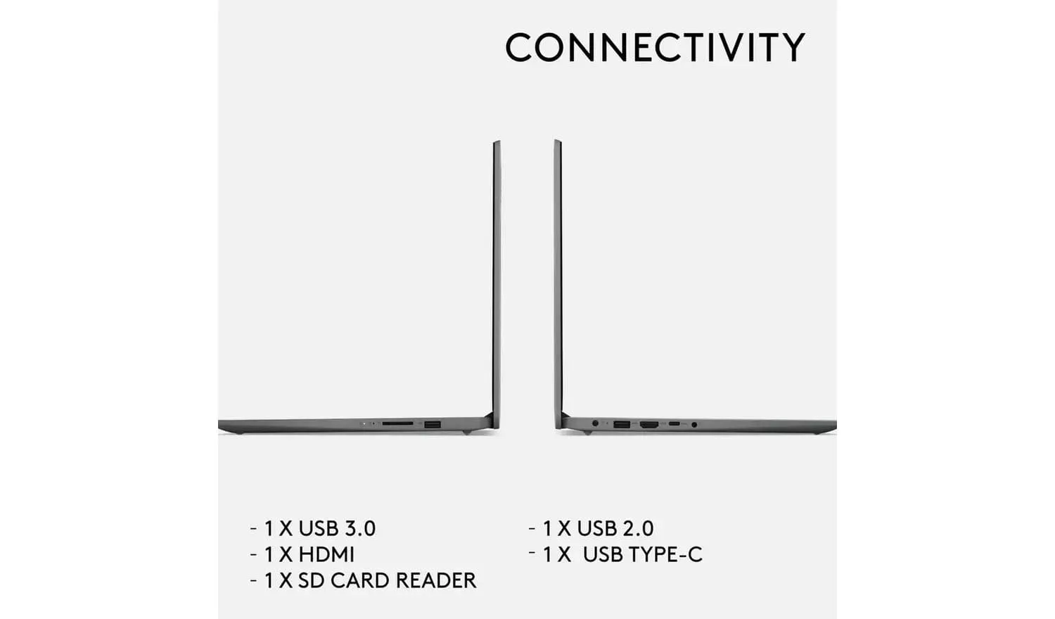 Lenovo IdeaPad 1 15.6in AMD Ryzen 3 - 7320U @ 2.4GHz, 8GB RAM, 256GB SSD, Laptop - Cloud Grey