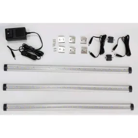 Lorell/Rocelco LED Workspace Lighting - 3x 20" light bars, R LED-20-3
