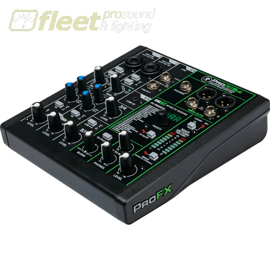 Mackie PROFX6V3 Professional Effects Mixer with USB