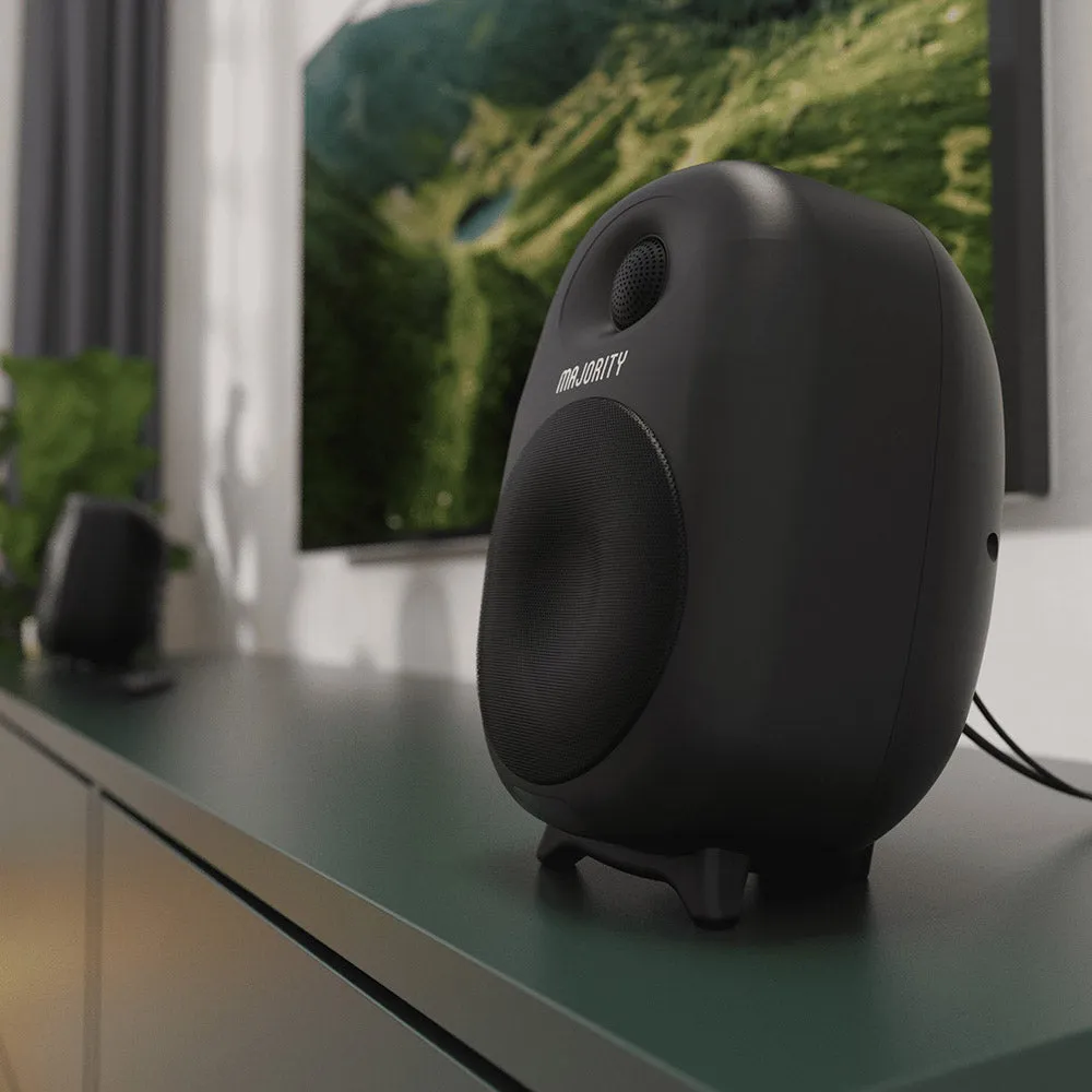 Majority D80 Bookshelf Bluetooth Speaker - Black | 1000002883