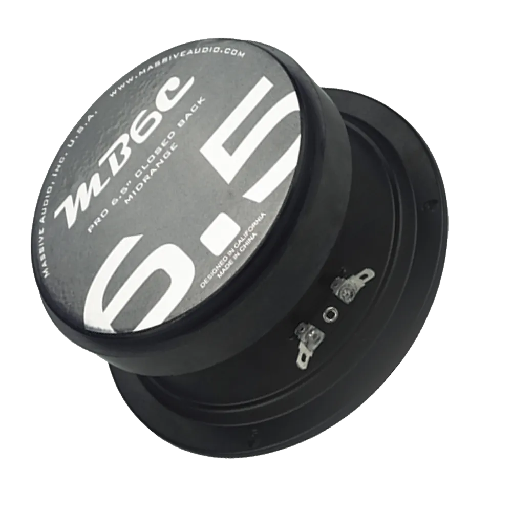 MB6C - 6.5" 150 Watt 8 Ohm Mid-Range Closed Back Speaker