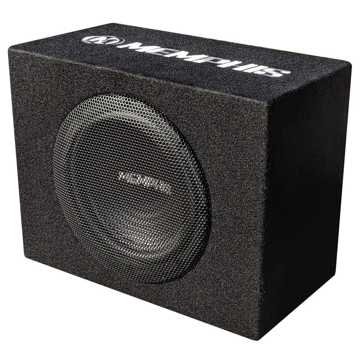 Memphis Audio 10" Loaded Enclosure Powered Subwoofer Bass System Combo SRX10SP