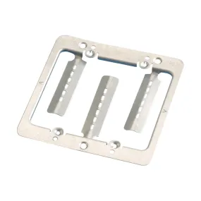 Metal Dual Gang Mounting Plate Bracket w/ Screws
