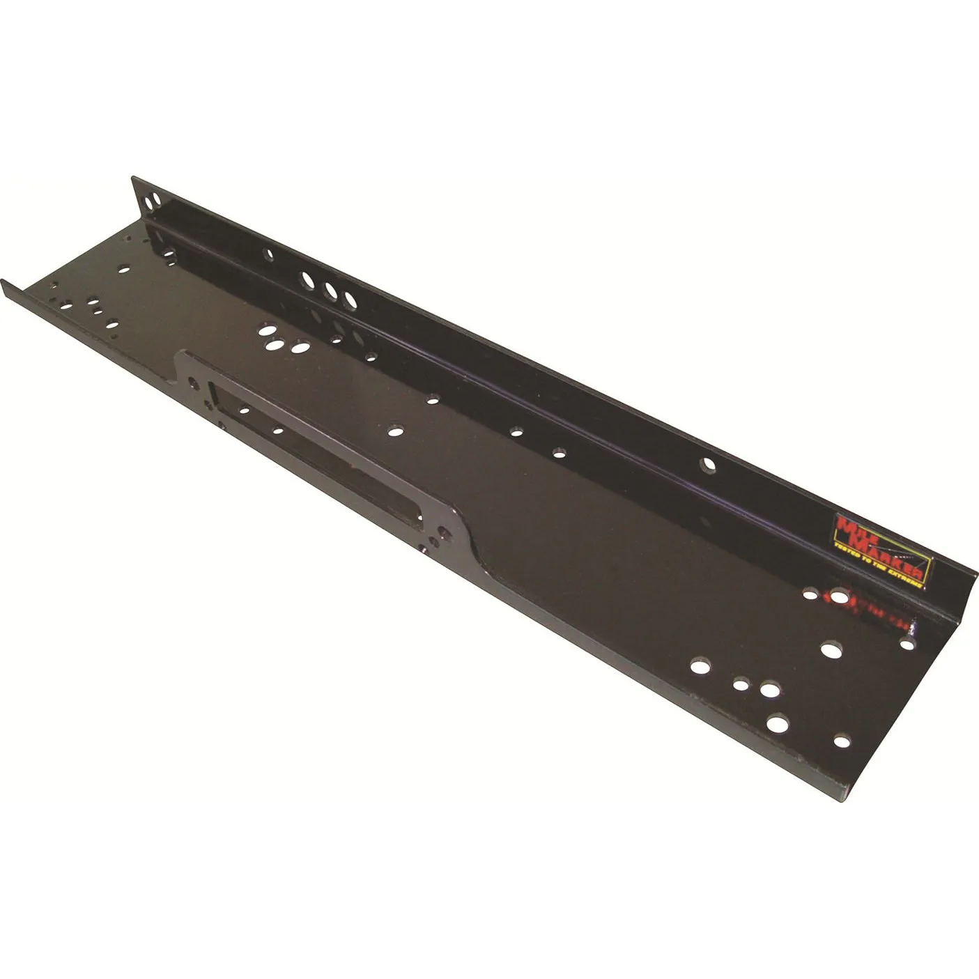 Mile Marker Hardware Winch Mount Steel BlackUniversal Mounting Location - Mile Marker Winches