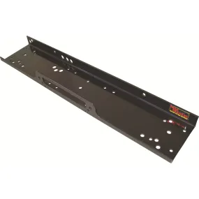 Mile Marker Hardware Winch Mount Steel BlackUniversal Mounting Location - Mile Marker Winches