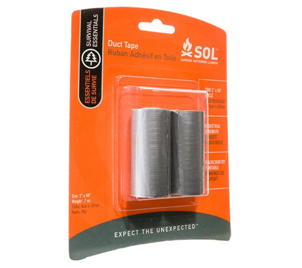 Mini Duct Tape Roll, 2-pack - Adventure Medical Kits SOL