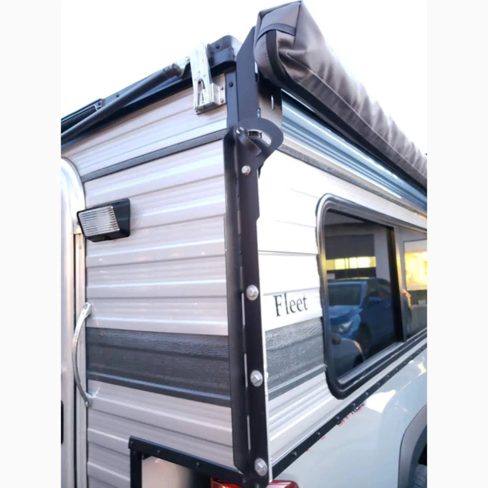 MULE FWC AWNING BRACKETS (pair) R2, 10ga S.S. #2B FITS ARB, ALUCAB, RHINO AWNINGS
