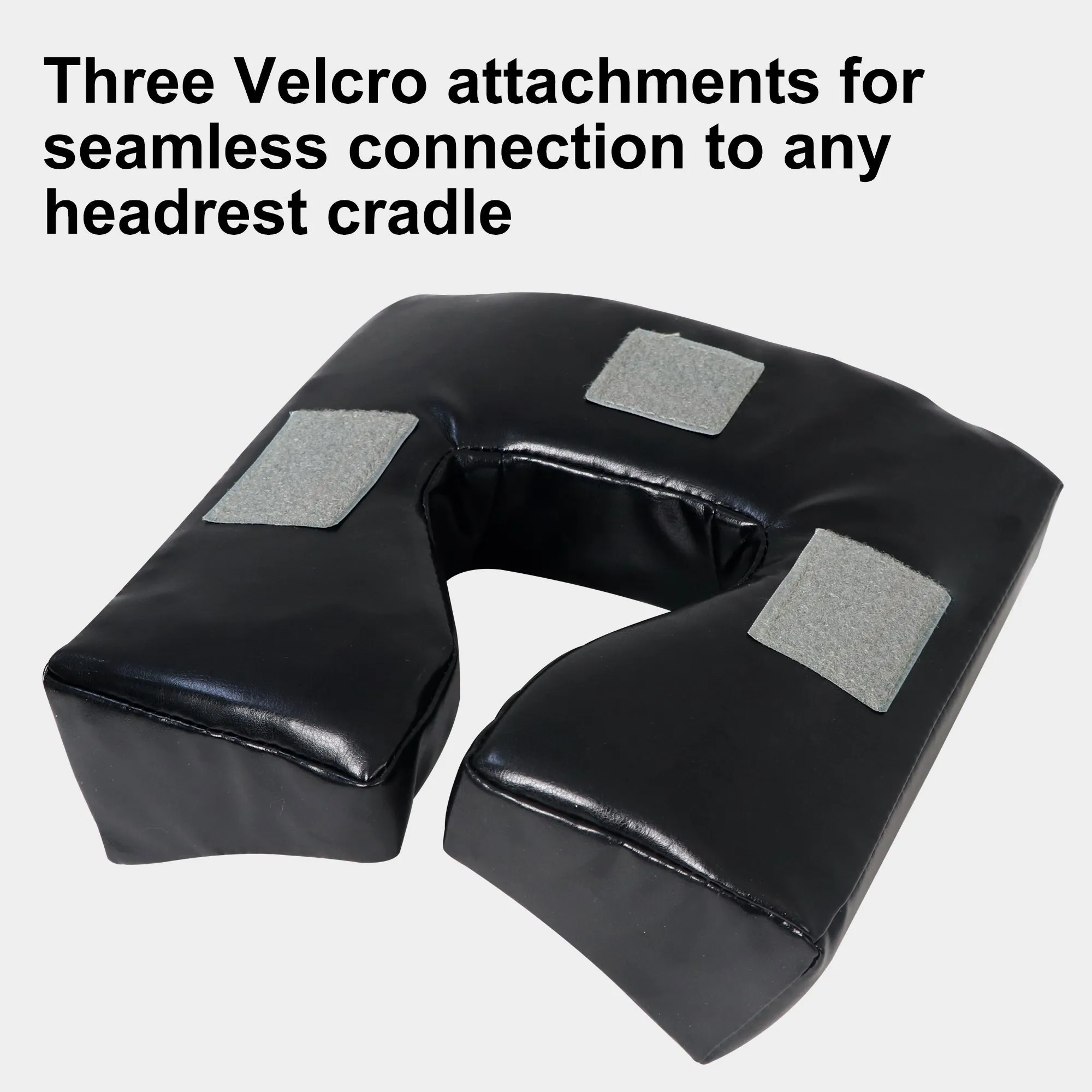 Music Master High Fidelity Sound Ergonomic Face Cradle - Black Nano