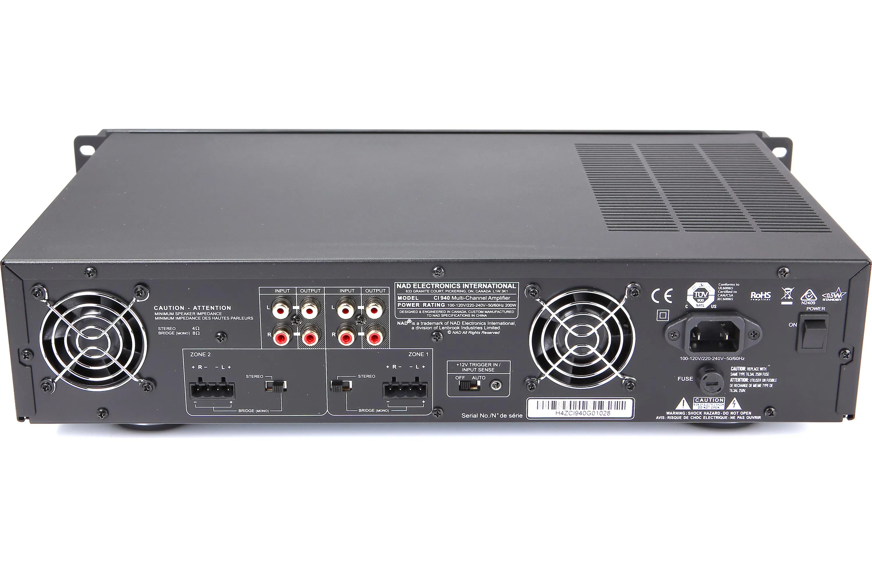 NAD Electronics CI 940 4 Channel Power Amplifier
