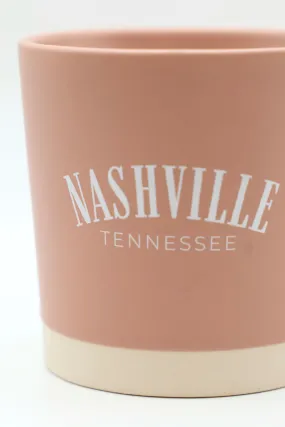 Nashville TN Mug in Pink