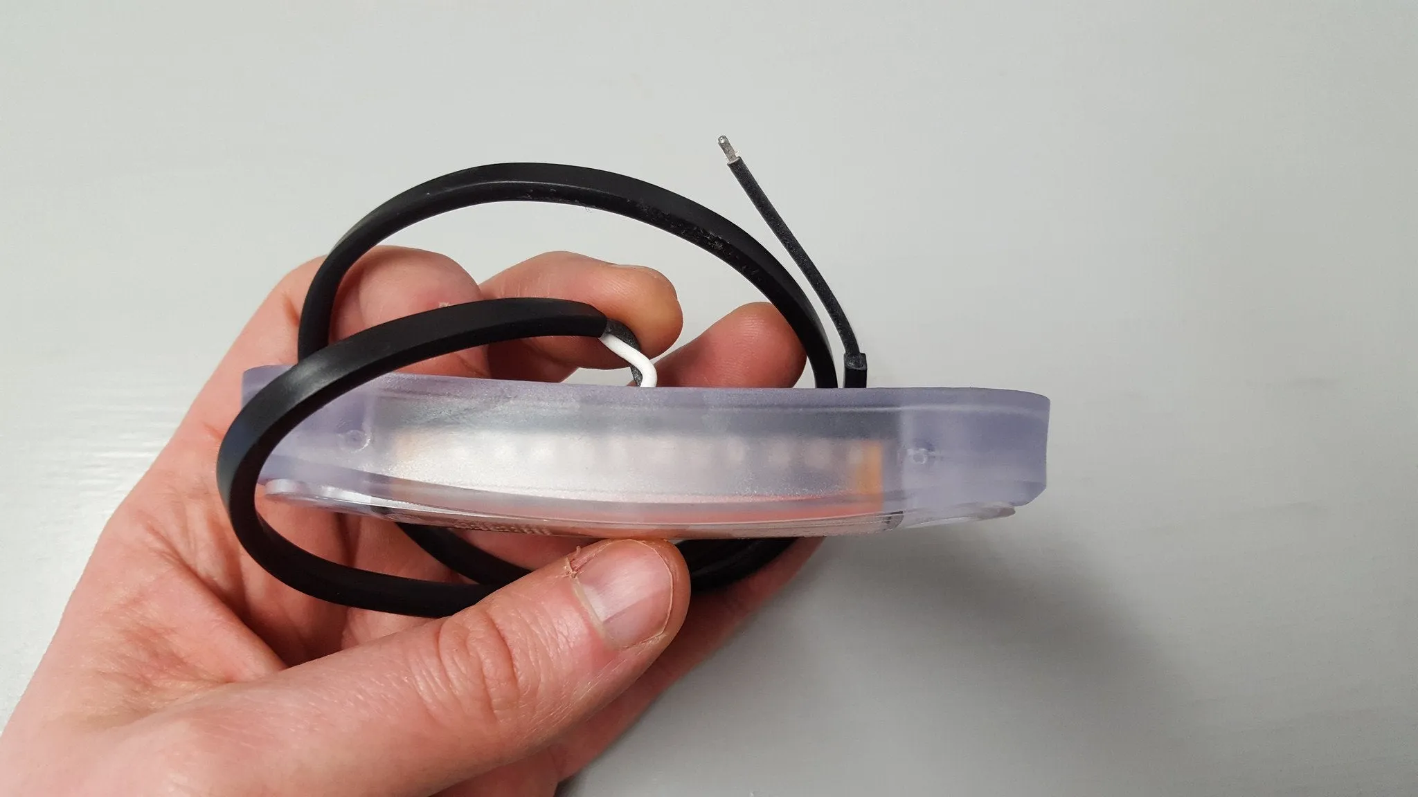 Neon Effect LED Marker Light with Transparent Gasket / Amber
