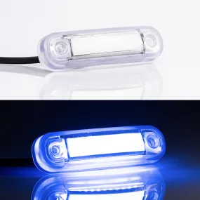 Neon Effect LED Marker Light with Transparent Gasket / Blue