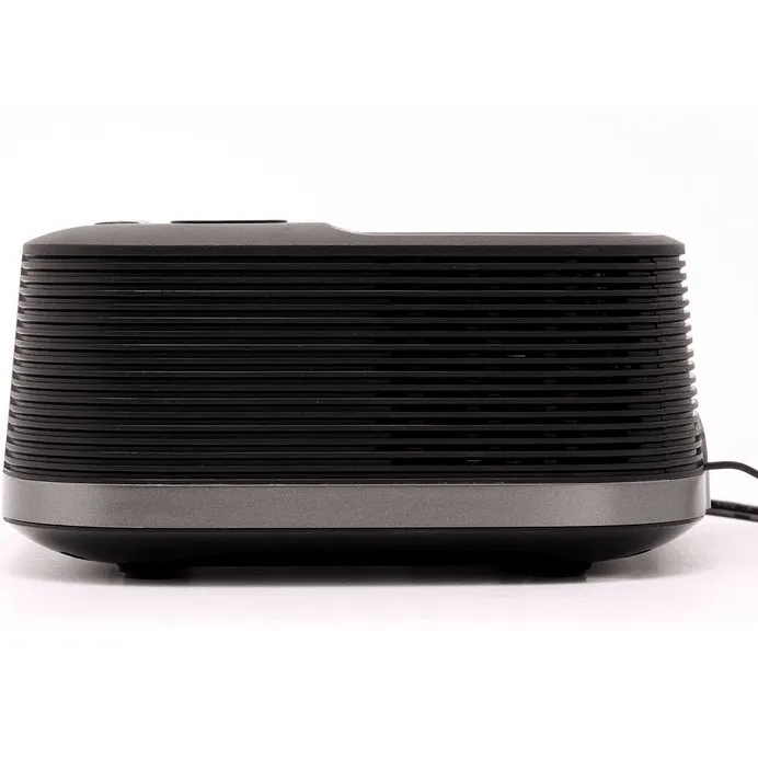 Nero Qi Wireless Charging Radio Clock Bluetooth Speaker Alarm USB-C