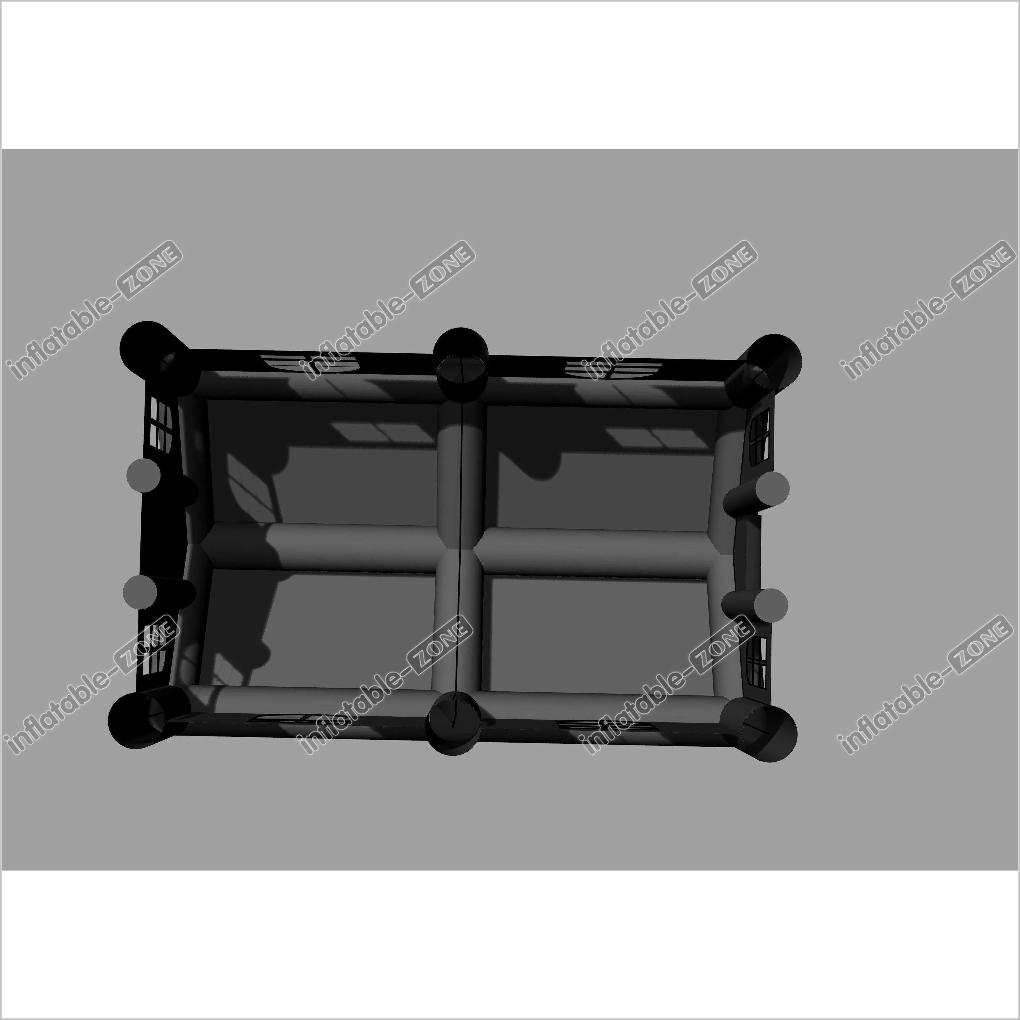 Outdoor Black Inflatable Wedding Party Tent Dining Room Inflatable Camping Tent