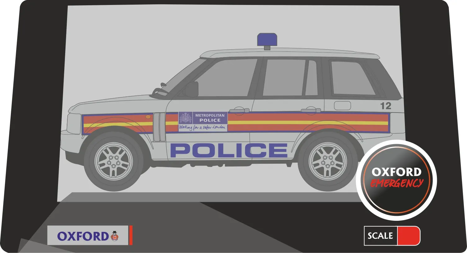 Oxford Diecast Metropolitan Police Range Rover 3rd Generation