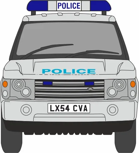 Oxford Diecast Metropolitan Police Range Rover 3rd Generation
