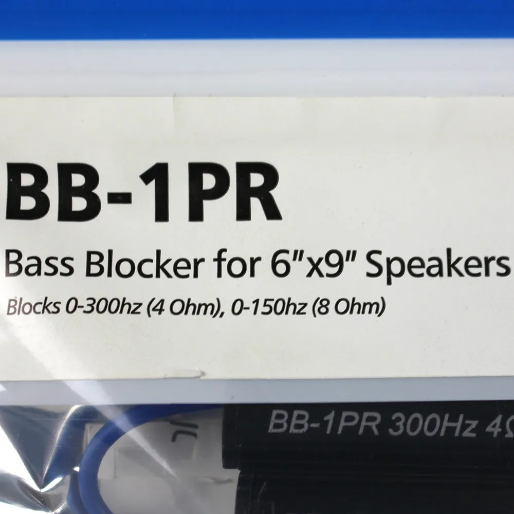 PAC BB-1PR Pair of Bass Blockers for 6x9" Speakers 0-300Hz 4 Ohm 0-15Hz 8 Ohm