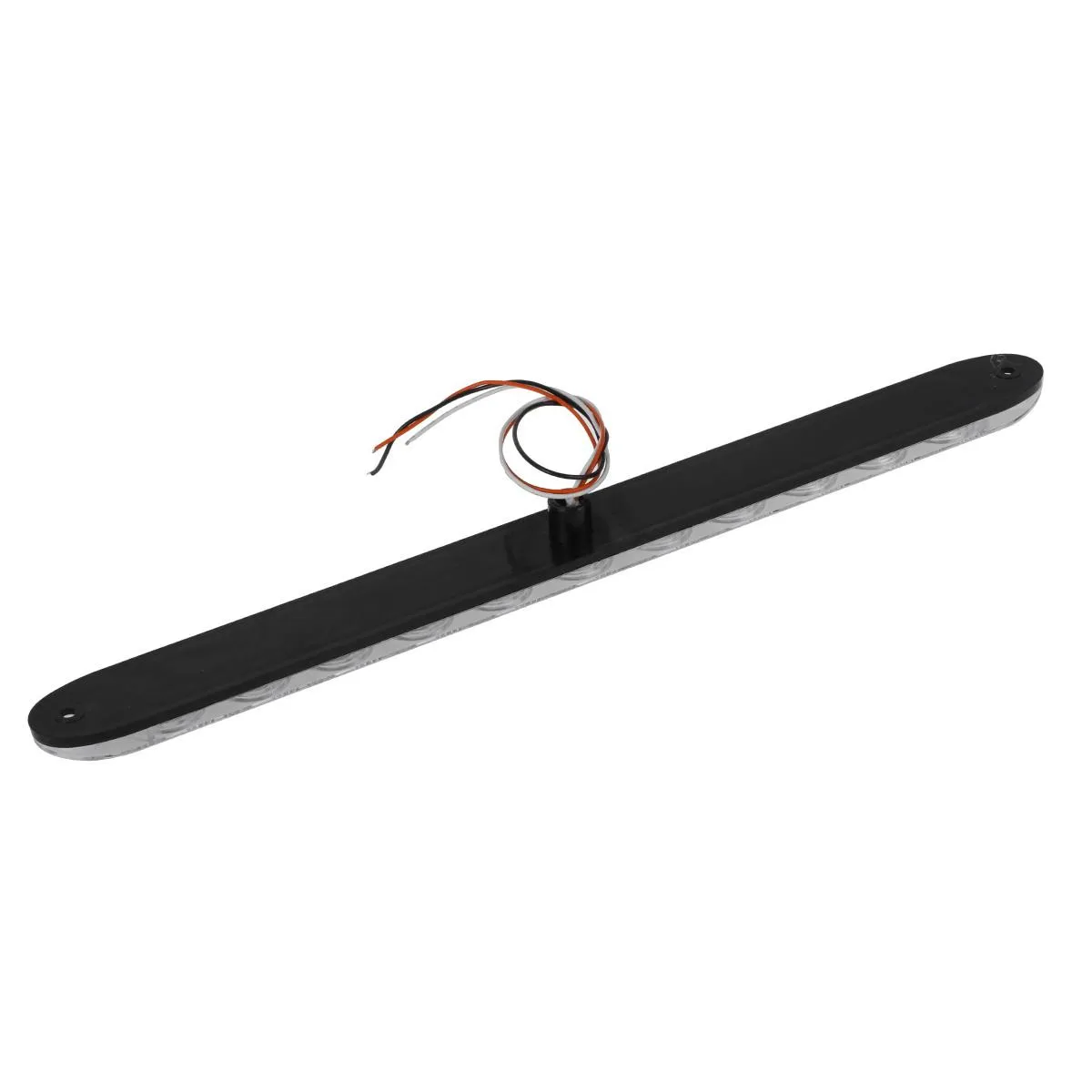 Partsam 2Pcs 15 Inch White Led Trailer Reverse Backup Light Bars Clear Lens, Sealed 11 LED Flange Mount Trailer Truck 15" Inch Reverse White Light Bar Utility Marker Light Bar RV Front Access Light