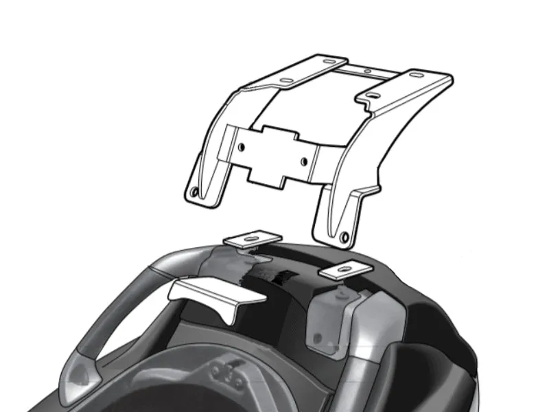 Piaggio MP3 Hybrid 125 LT (07-21) SHAD Top Box Fitting Kit