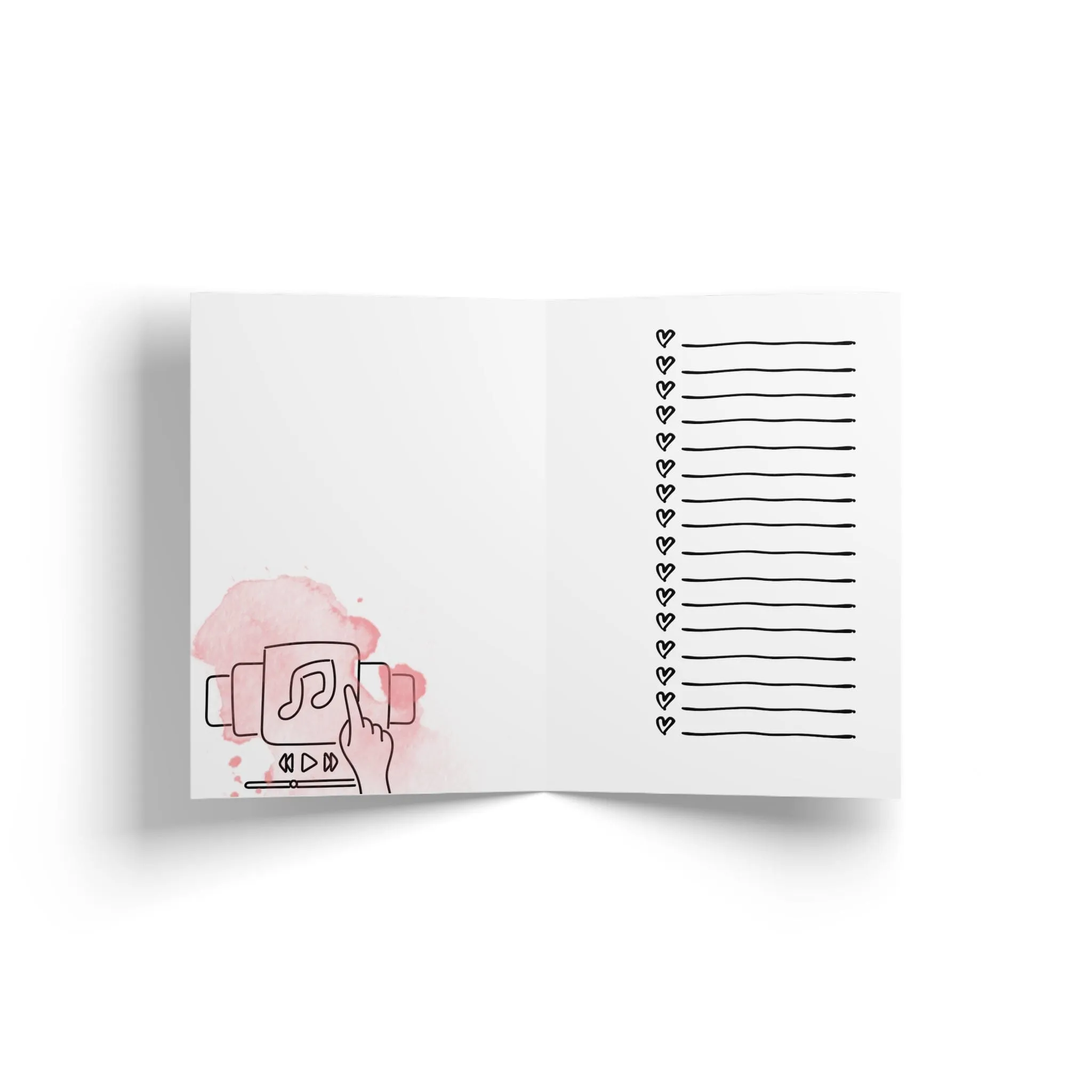Playlist For You Greeting Card
