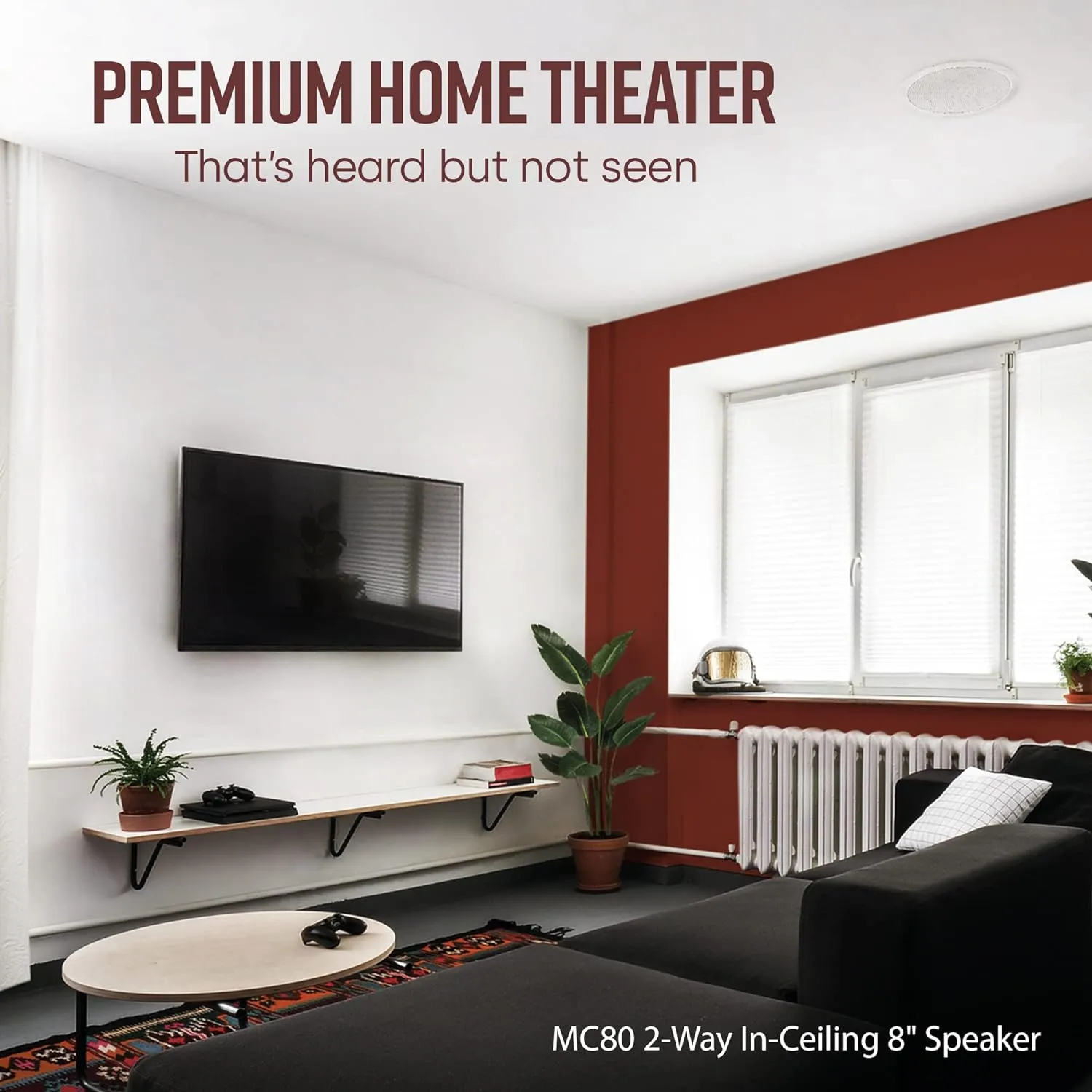 Polk Audio MC80 In-Ceiling Speakers (2 Speaker Bundle)
