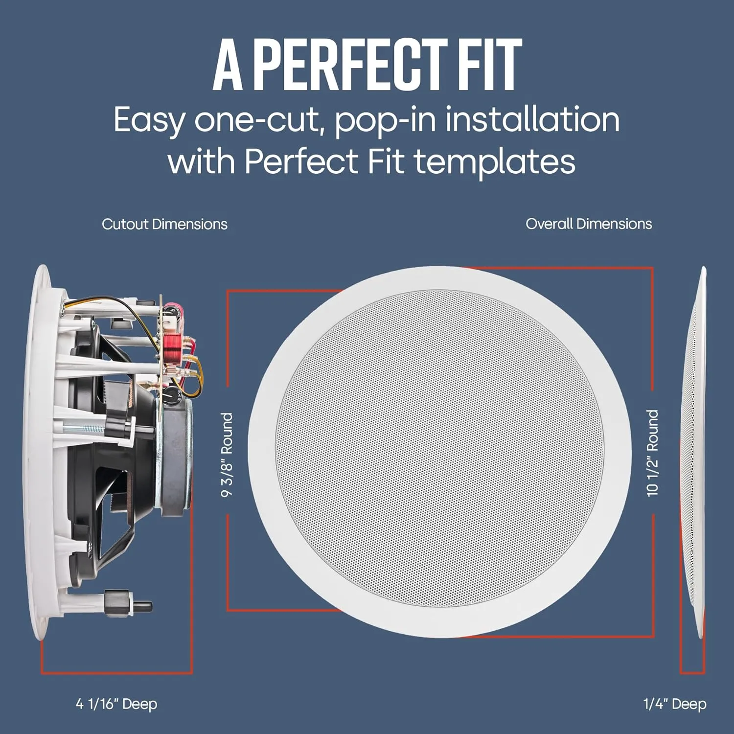 Polk Audio MC80 In-Ceiling Speakers (2 Speaker Bundle)