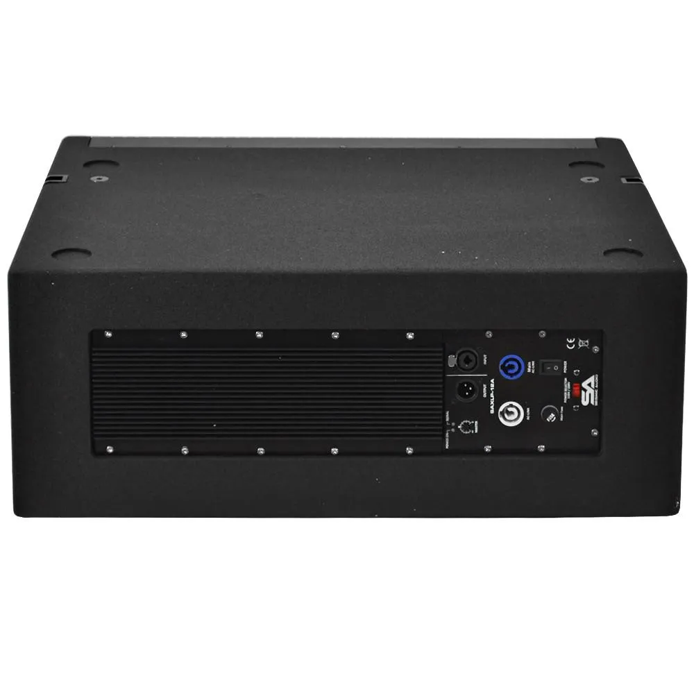 Powered Line Array System - 18 Inch Subwoofer, Two 12 Inch Line Array Speakers and Mounting Frame