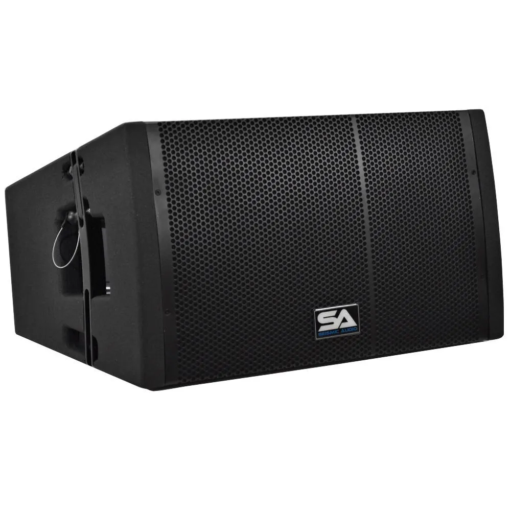 Powered Line Array System - 18 Inch Subwoofer, Two 12 Inch Line Array Speakers and Mounting Frame