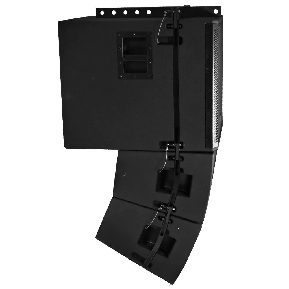 Powered Line Array System - 18 Inch Subwoofer, Two 12 Inch Line Array Speakers and Mounting Frame