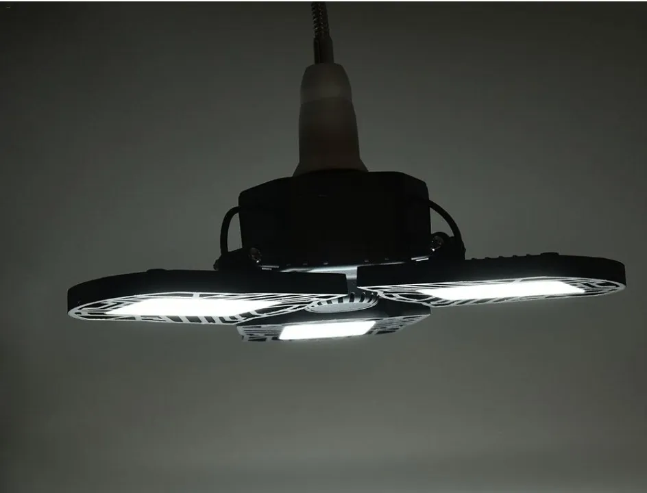 Powerful, Multi-Angle LED Lamp for outdoor events, Garage, Warehouse - Industrial strength Lamp High Intensity - long life - durable multipurpose lamp.