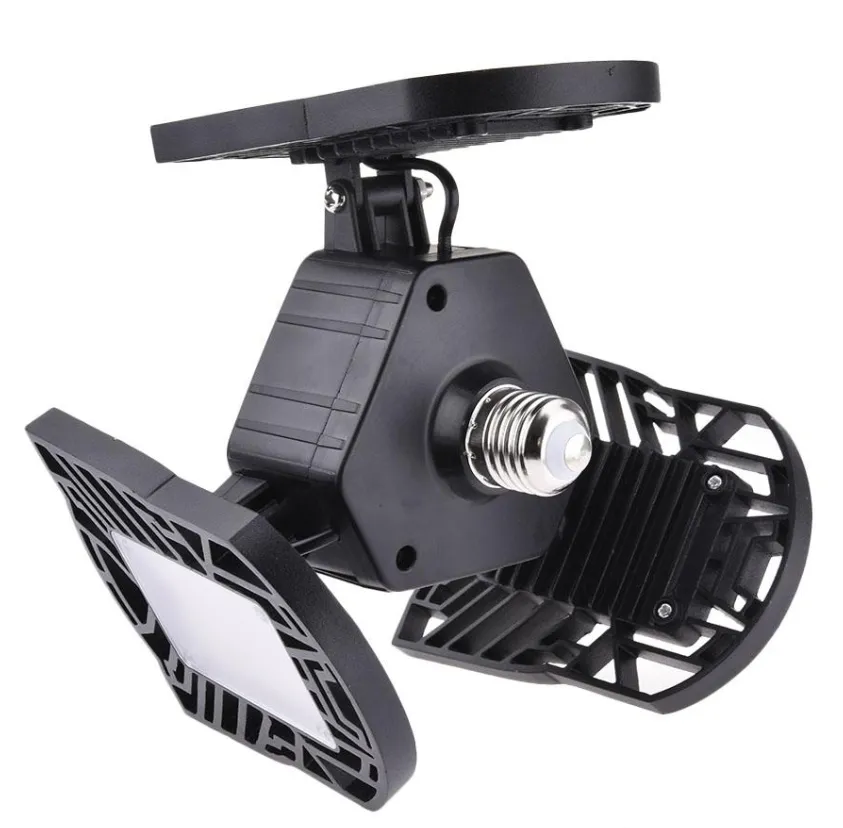 Powerful, Multi-Angle LED Lamp for outdoor events, Garage, Warehouse - Industrial strength Lamp High Intensity - long life - durable multipurpose lamp.