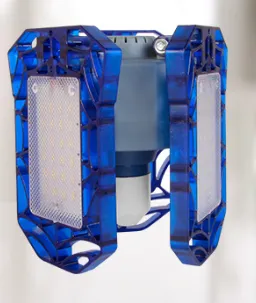 Powerful, Multi-Angle LED Lamp for outdoor events, Garage, Warehouse - Industrial strength Lamp High Intensity - long life - durable multipurpose lamp.