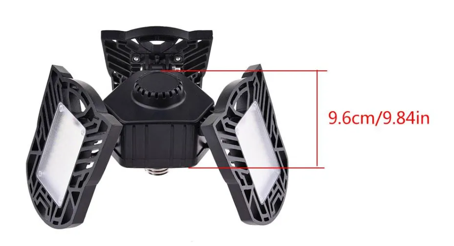 Powerful, Multi-Angle LED Lamp for outdoor events, Garage, Warehouse - Industrial strength Lamp High Intensity - long life - durable multipurpose lamp.