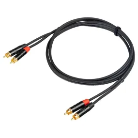Proel Challenge CHLP215LU15 RCA to AUX Y-Cable – 1.5m