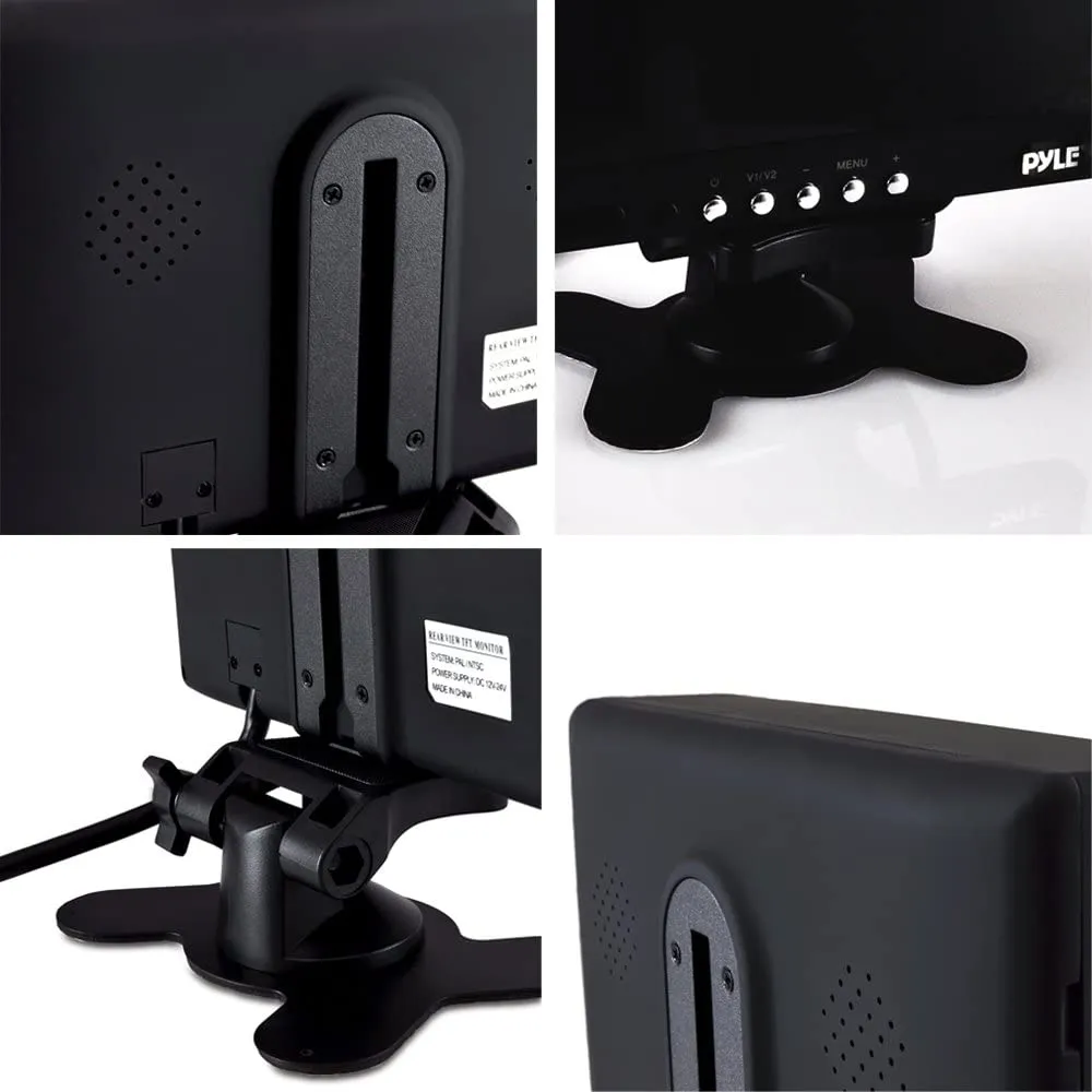 Pyle PLCMTR72 7" Commercial-Grade Weatherproof Backup Cameras & Monitor System