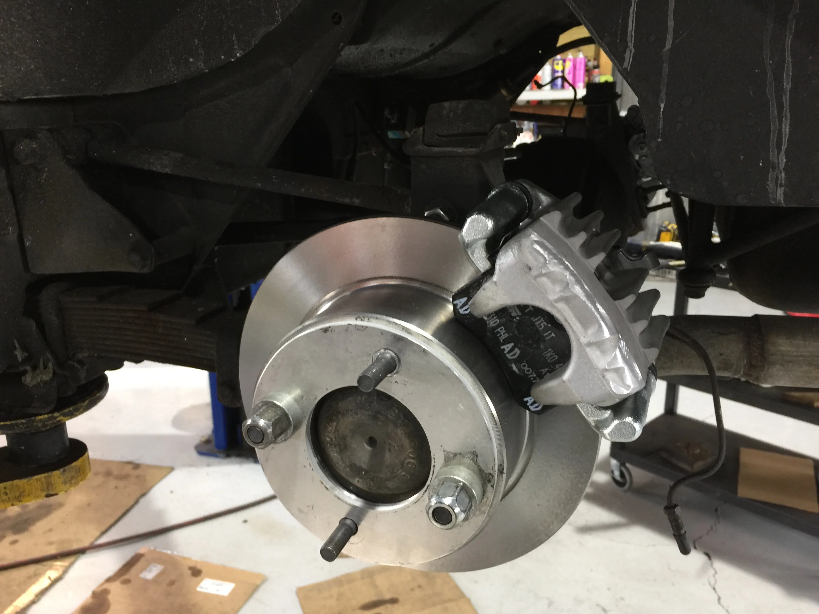 Rear Disc Brake Kit for Spridgets (with Quarter Elliptical Springs)