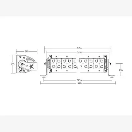Rigid Industries E-Series PRO Marine - 50"