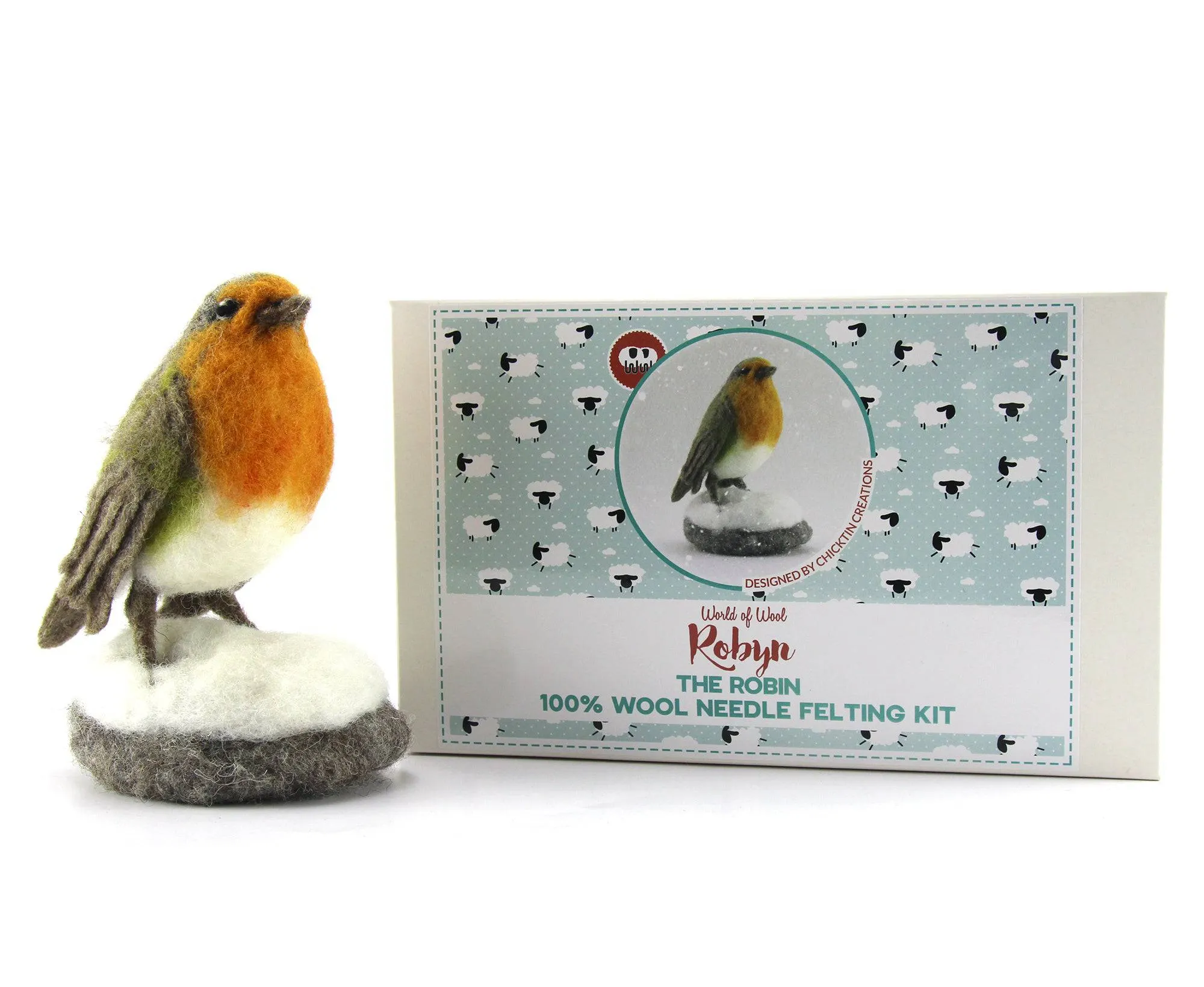 Robyn The Robin | Needle Felting Kit