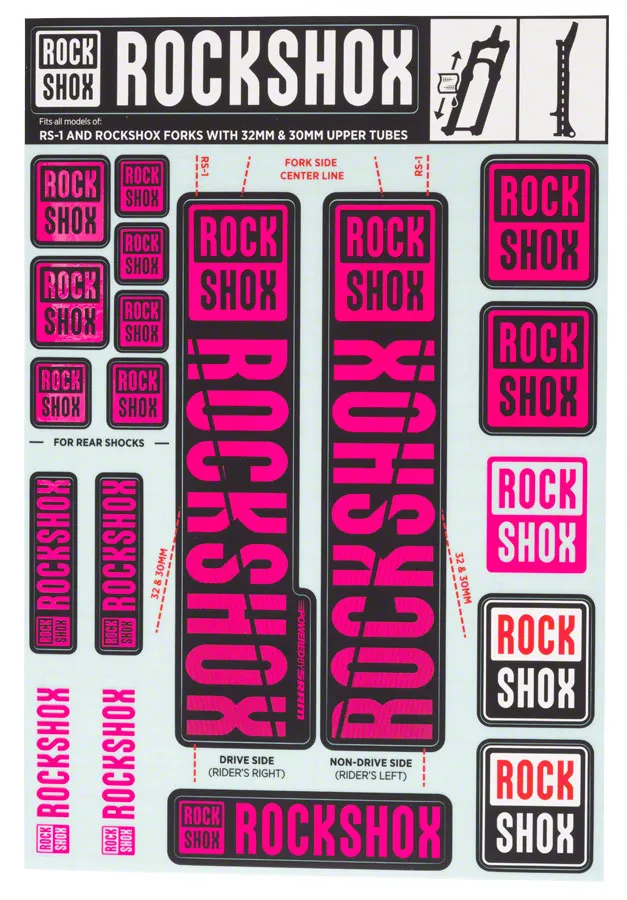 RockShox Decal Kit