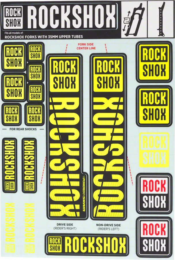 RockShox Decal Kit